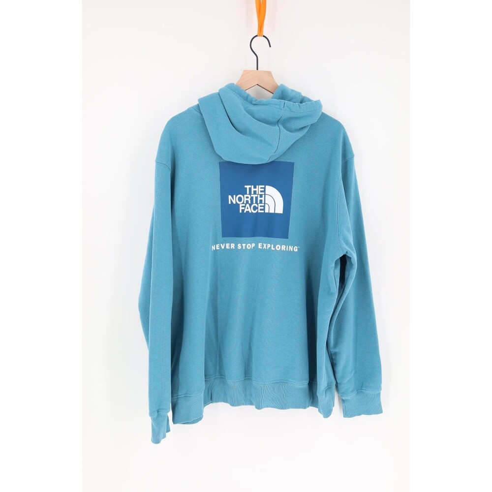 The North Face Men's Box NSE Pullover Hoodie Aqua Size XXL Tall Guy
